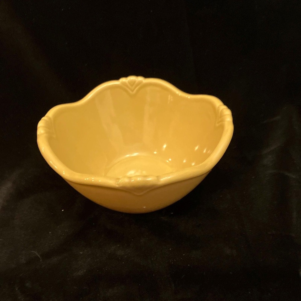 Princess House Pavillion Mustard Ceramic Nesting Bowl Replacement Piece For Set